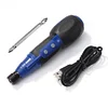 Anti-slip Handle Big Torque Electric Screwdriver USB Charging Drill (Blue)
