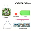 Diamond Painting Acrylic Four-Leaf Clover Cat Window Hanging Pendant for Home Decor