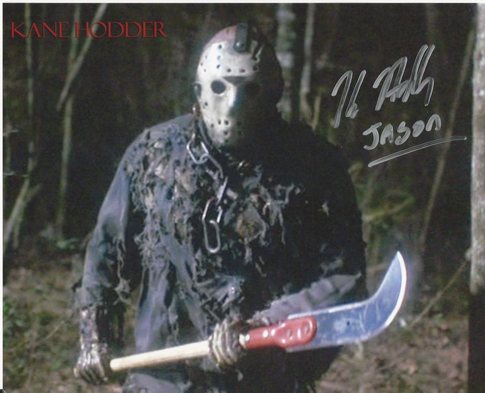 Kane Hodder - Friday the 13th signed Photo Poster painting