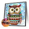 Diamond Painting -DIY Round Drill Christmas Owl