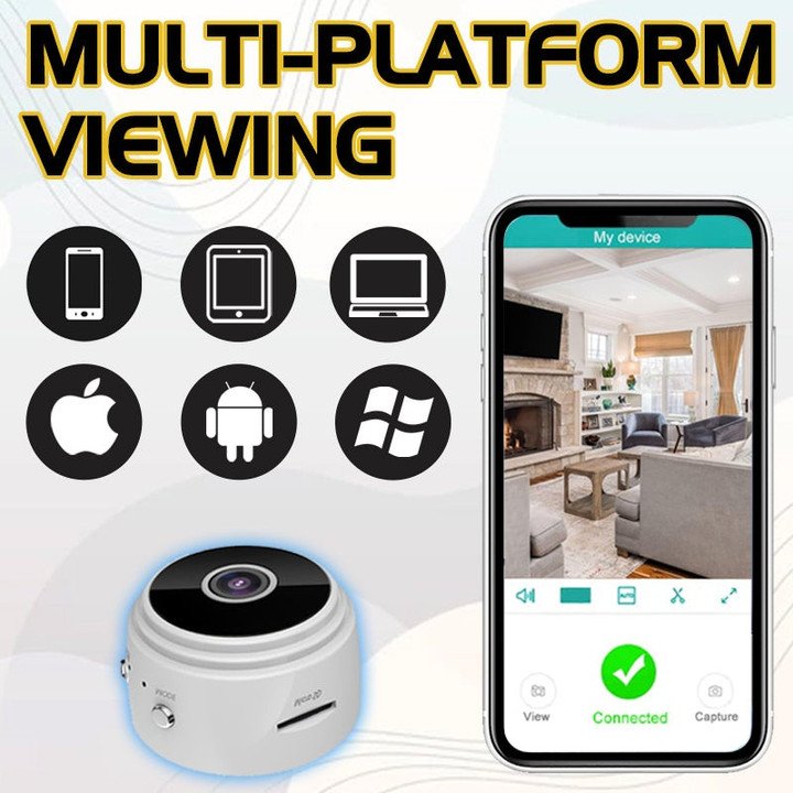 (Last Day Promotion- SAVE 48% OFF)Mini 1080p HD Wireless Magnetic Security Camera