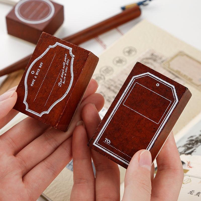Border Wooden Stamps-Himinee.com