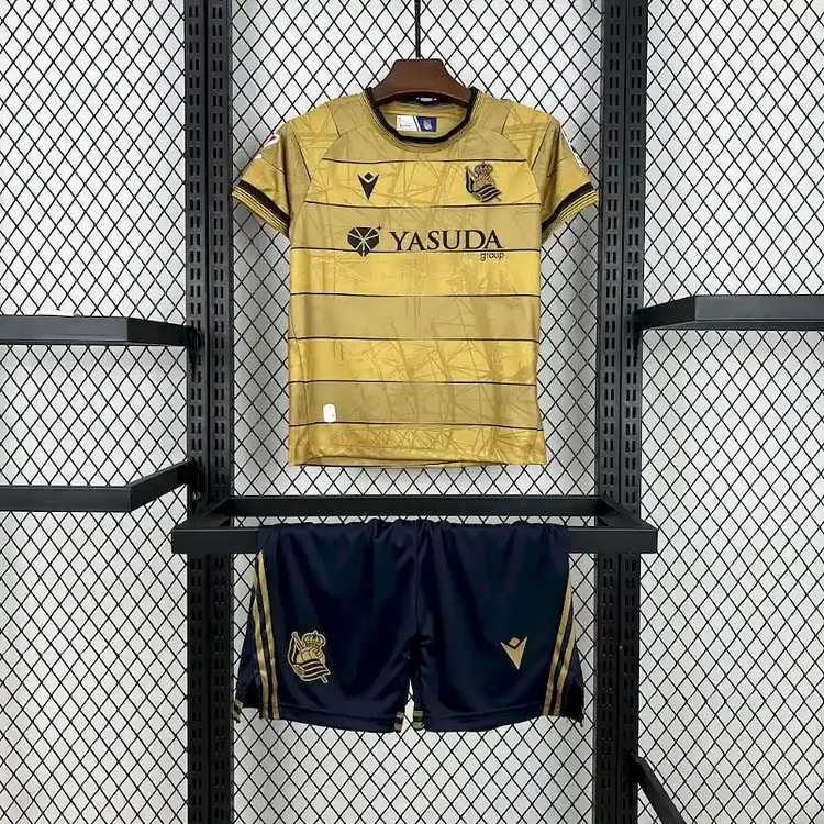 24-25 Real Sociedad Away Football Jersey for Kids