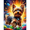 3pcs Diamond Painting -DIY Round Drill Flower Animals