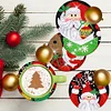 8pcs Santa Diamond Painting Art Acrylic Coasters