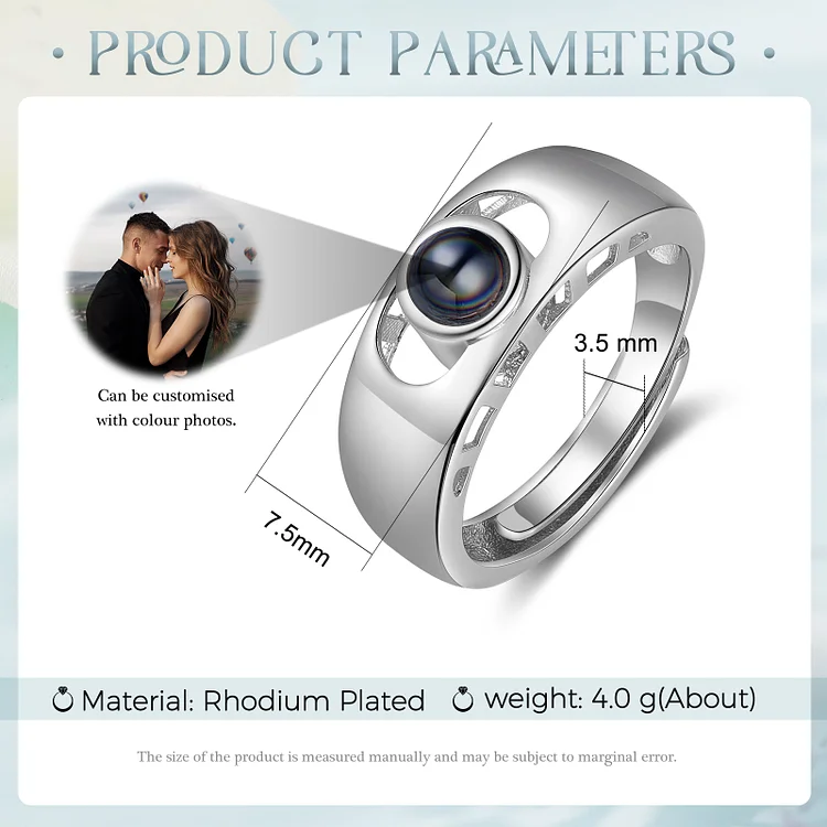 Unveil Your Love Story with a Photo Projection Ring | Giftify