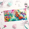 (US Local)12PCS DIY Animals Theme Diamond Art Greeting Cards Congratulations Cards & Gifts