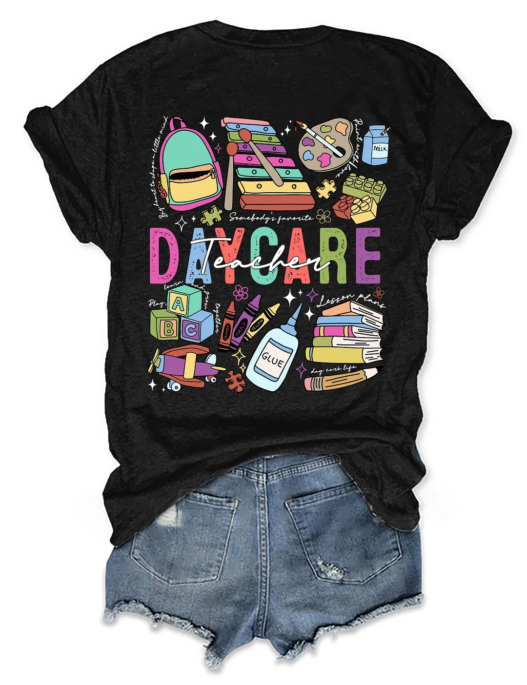 Can&rsquo;t Talk Right Now I'm Busy Doing Daycare Teacher Stuff T-shirt