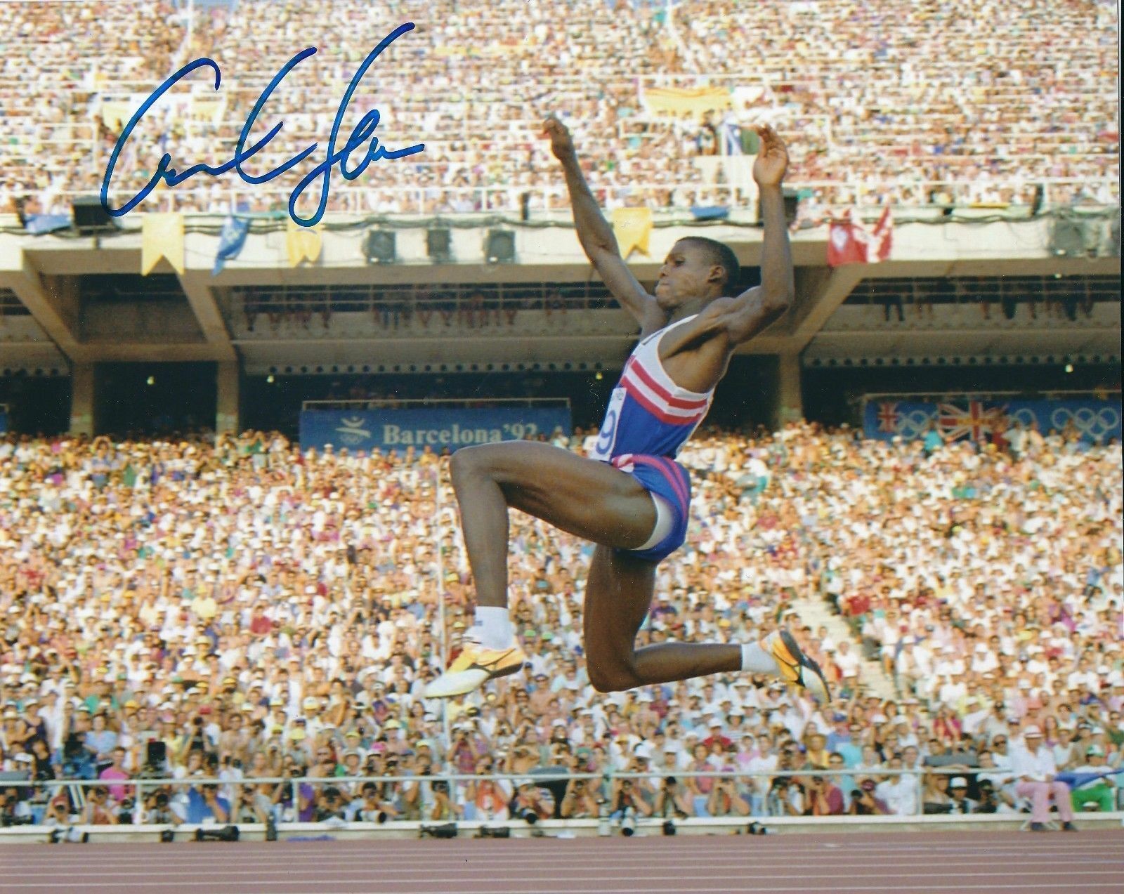 Carl Lewis Autographed Signed 8x10 Photo Poster painting ( Team USA ) REPRINT