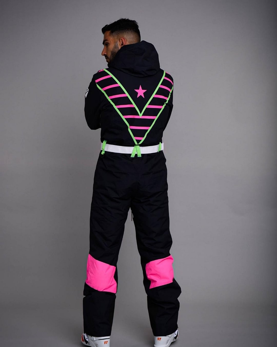 People's Prince Black Ski Suit Men's / Unisex