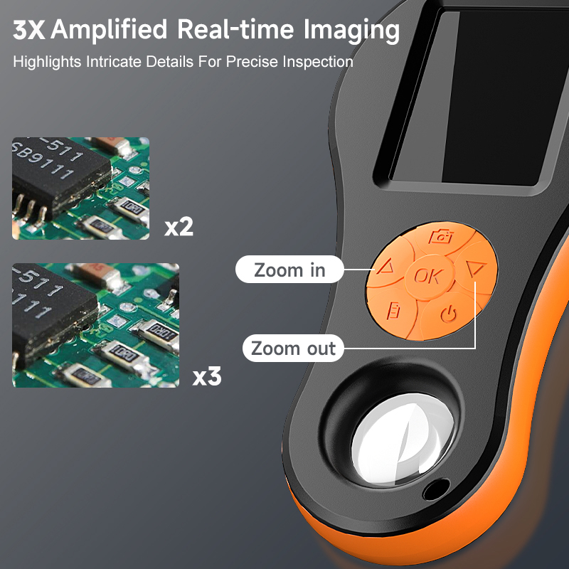 Likron Watches Likron Handheld Digital Microscope with 20-inch IPS Screen