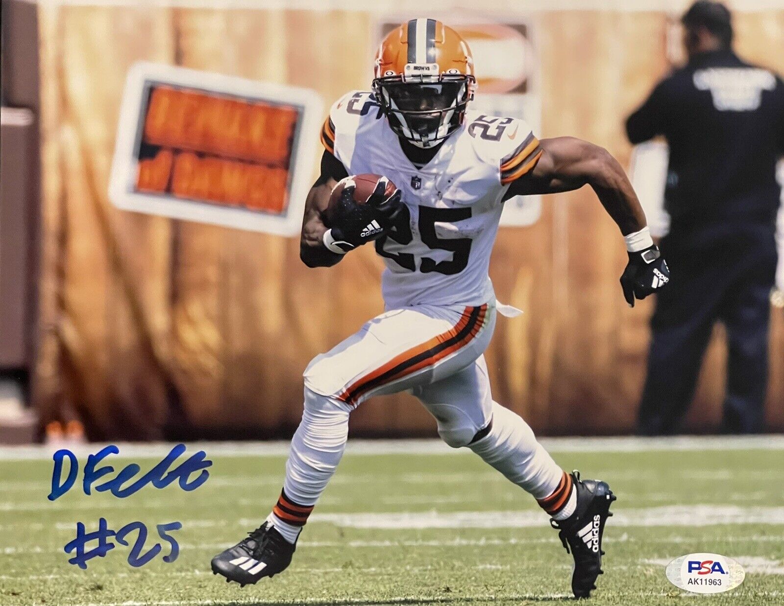 Demetric Felton Signed Autographed Cleveland Browns 8x10 Photo Poster painting PSA/DNA