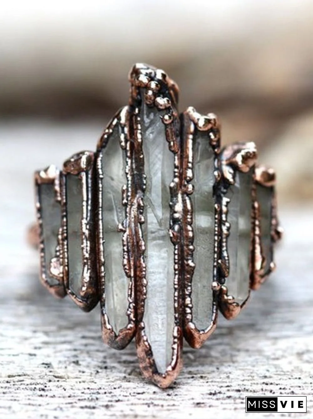 Rock Wrapped Vintage Ring