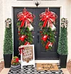 🔥Christmas Hot Sale🔔🍭2022 New Large Candy Bell Swag Christmas Wreath-mysite-Adracos