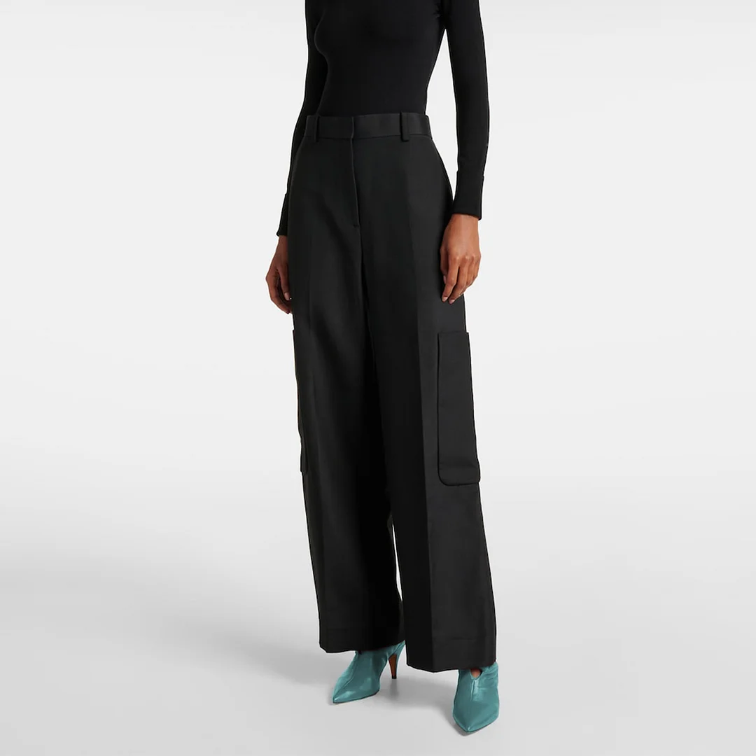 Vegan Leather Pointed Toe Fashion Heeled Classy Mules in Turquoise