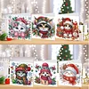 6pcs DIY Katze Hund Diamant Kunst Grußkarten für Urlaub Segen & Geschenke