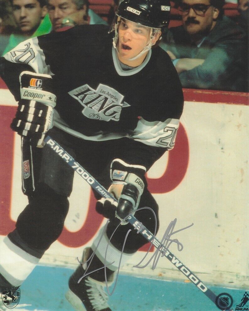 LUC ROBITAILLE SIGNED LOS ANGELES LA KINGS 8x10 Photo Poster painting #3 Autograph