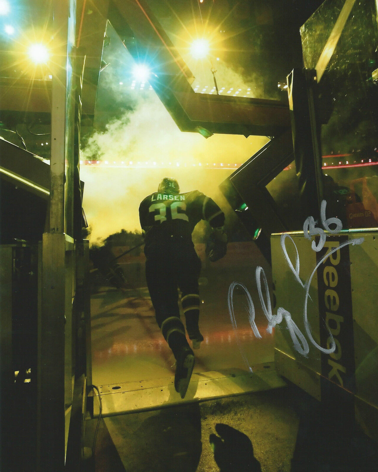 Philip Larsen *DALLAS STARS* Signed Autographed 8x10 Photo Poster painting P2 COA GFA