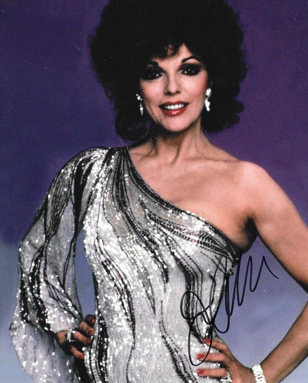 * JOAN COLLINS * signed 8x10 Photo Poster painting * DYNASTY * COA * 1