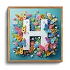 Butterfly Flower H 5D Partial Drill DIY Diamond Painting Kit 30*30cm