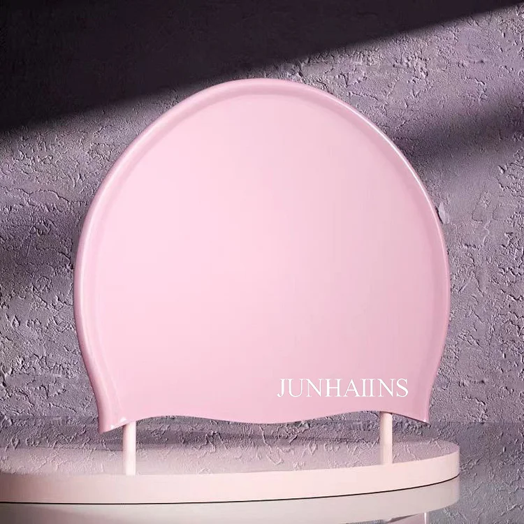 Adult Swimming Cap Silicone Waterproof Comfortable Swim Pool Sport Elastic Protection Swimming Equipment Long Hair Bathing Cap