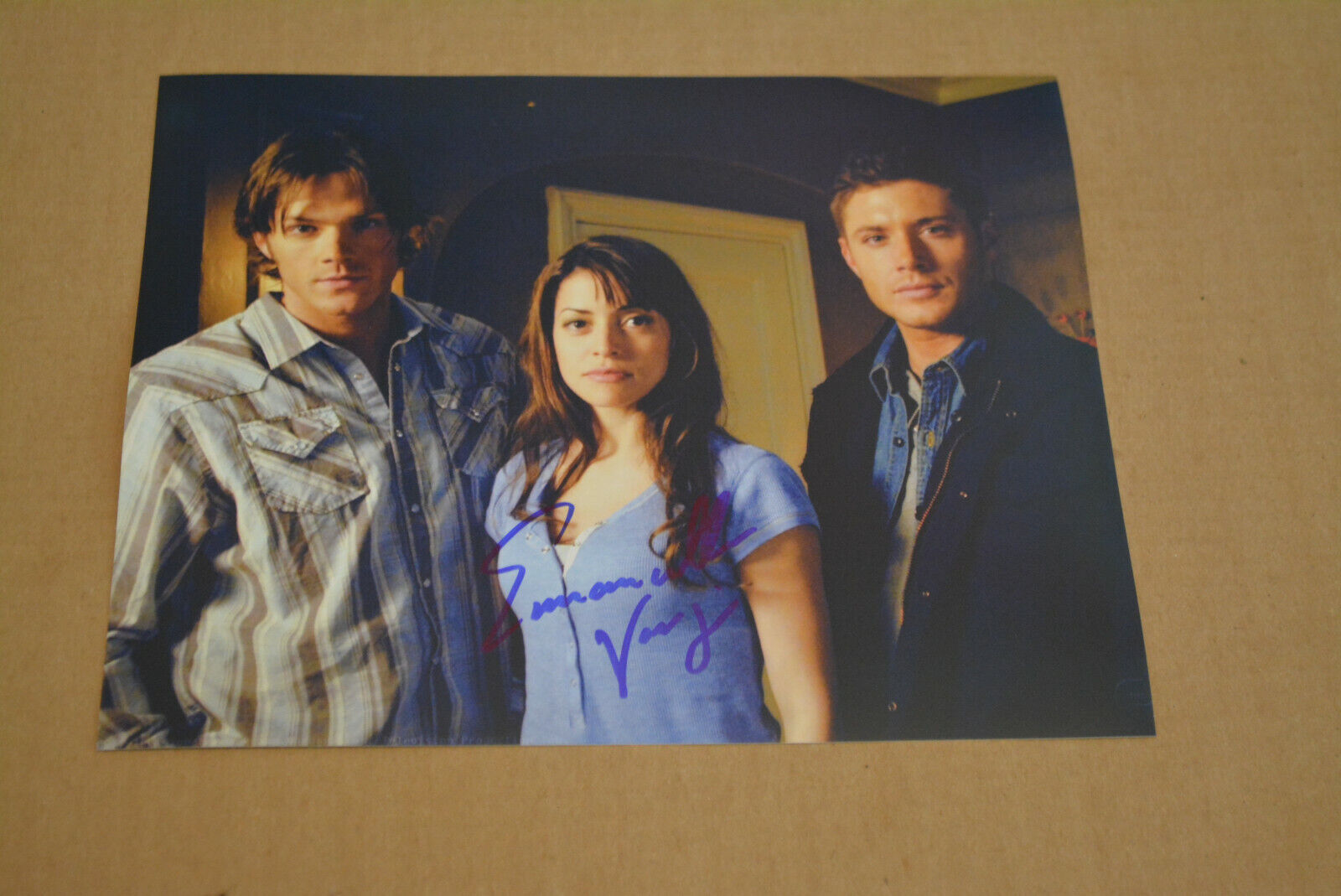 EMMANUELLE VAUGIER signed autograph 8x10 In Person SUPERNATURAL