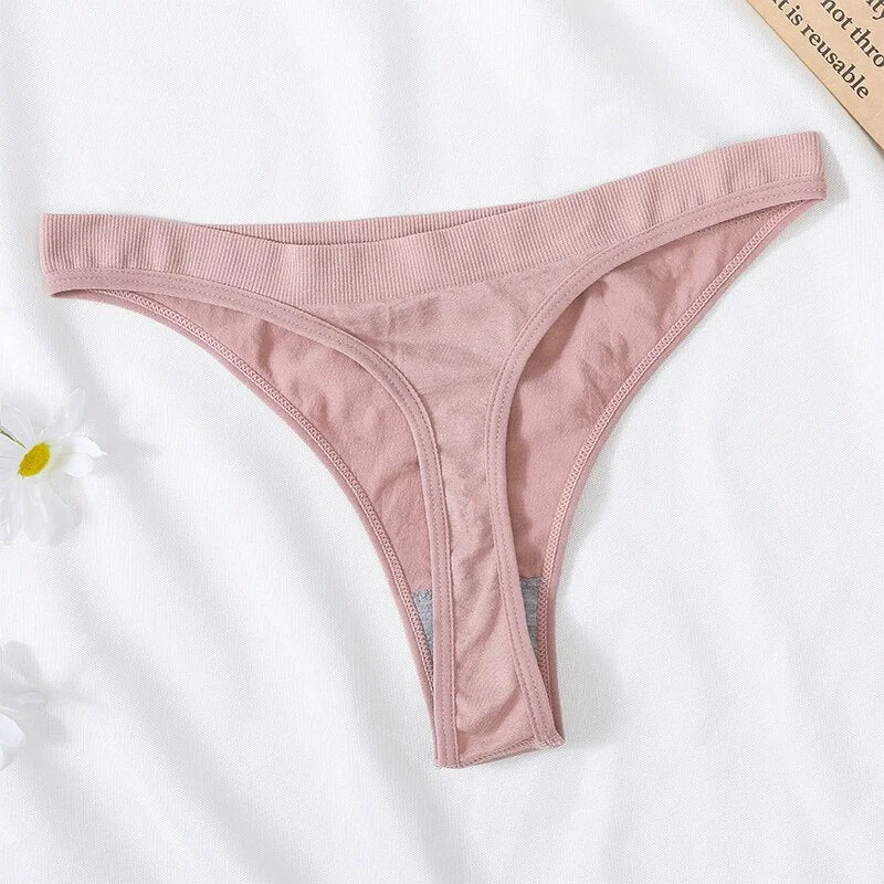 M-XL Women's Thongs G-string Female Sexy Panties Sexy Underwear Cotton Briefs Low Waist Brazilian Thong Ladies Intimate Lingerie