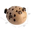 Desk Pen Holder Cute Wooden Puffer Pen Holder Desk Pen Holder Birthday Gift Creative Pen Holder Unique Interesting Cute Small Gift