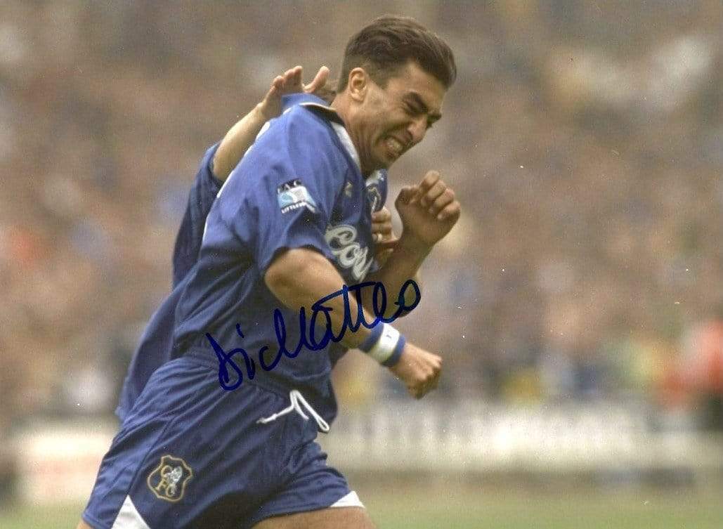 Roberto Di Matteo SOCCER autograph, In-Person signed Photo Poster painting