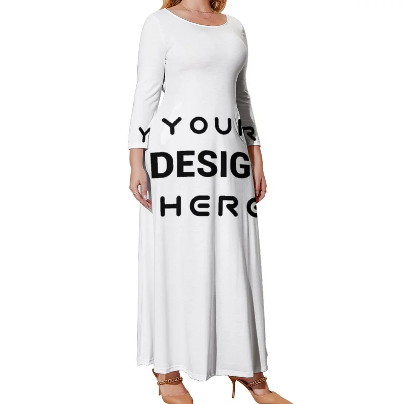 white christmas dresses Elegant African Maxi Dress with Full Sleeves & Vibrant Prints W250172 –  Afrinspiration main image 1