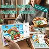 2027-2028 Two-Year Diamond Painting Calendar Kit, 13 Exquisite Multicolor Butterfly And Floral Illustrations, Large Size Desk Calendar, Mosaic Art Coil-Bound Desktop Planner