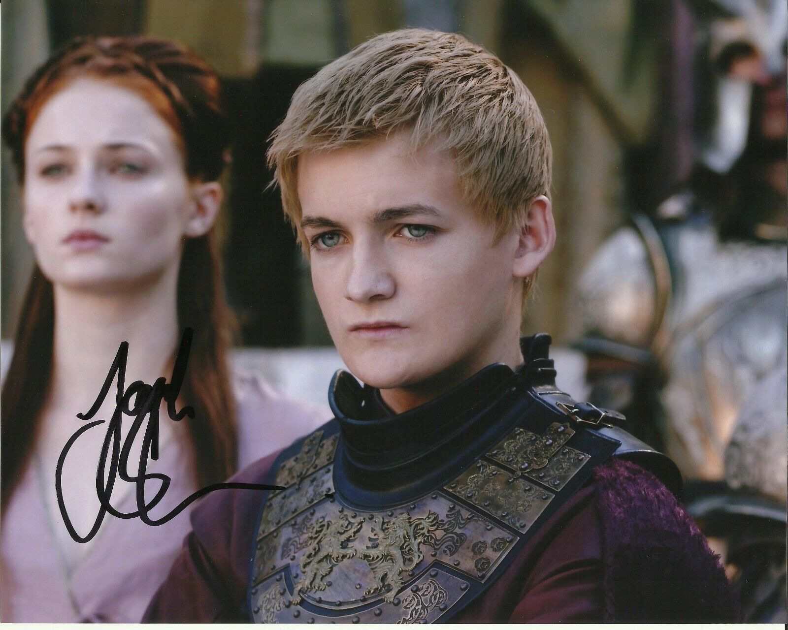 JACK GLEESON SIGNED GAME OF THRONES Photo Poster painting UACC REG 242 (9)