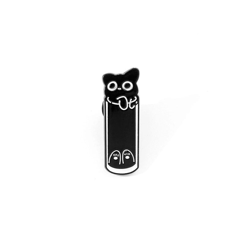 Cute Pin Cat Alloy Enamel Unisex Brooches