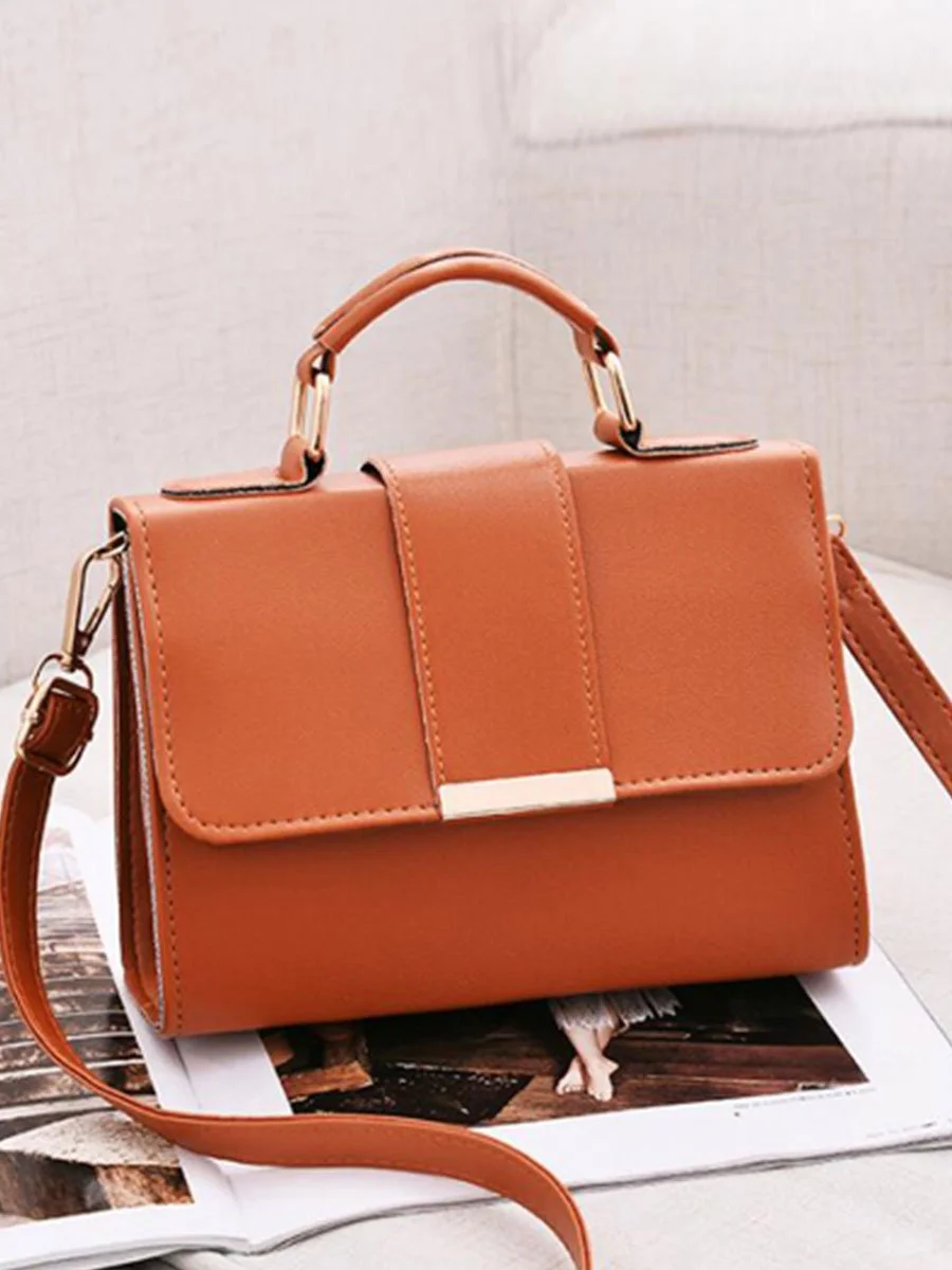 Women Bag Leather Flap Crossbody Handbag