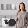 3pcs Round Kitchen Clean Sponges for Stainless Steel Soft Absorbent Non-Scratch Compressed Dish Scrubber for Household Cleaning Pot