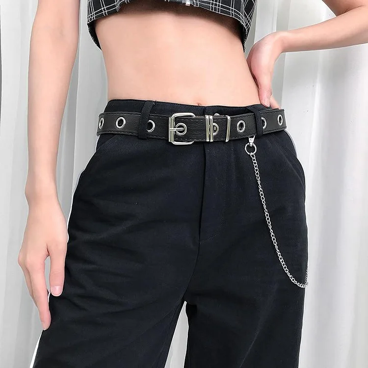 Gothic Harajuku Dangerous Default Chain Belt SP17527