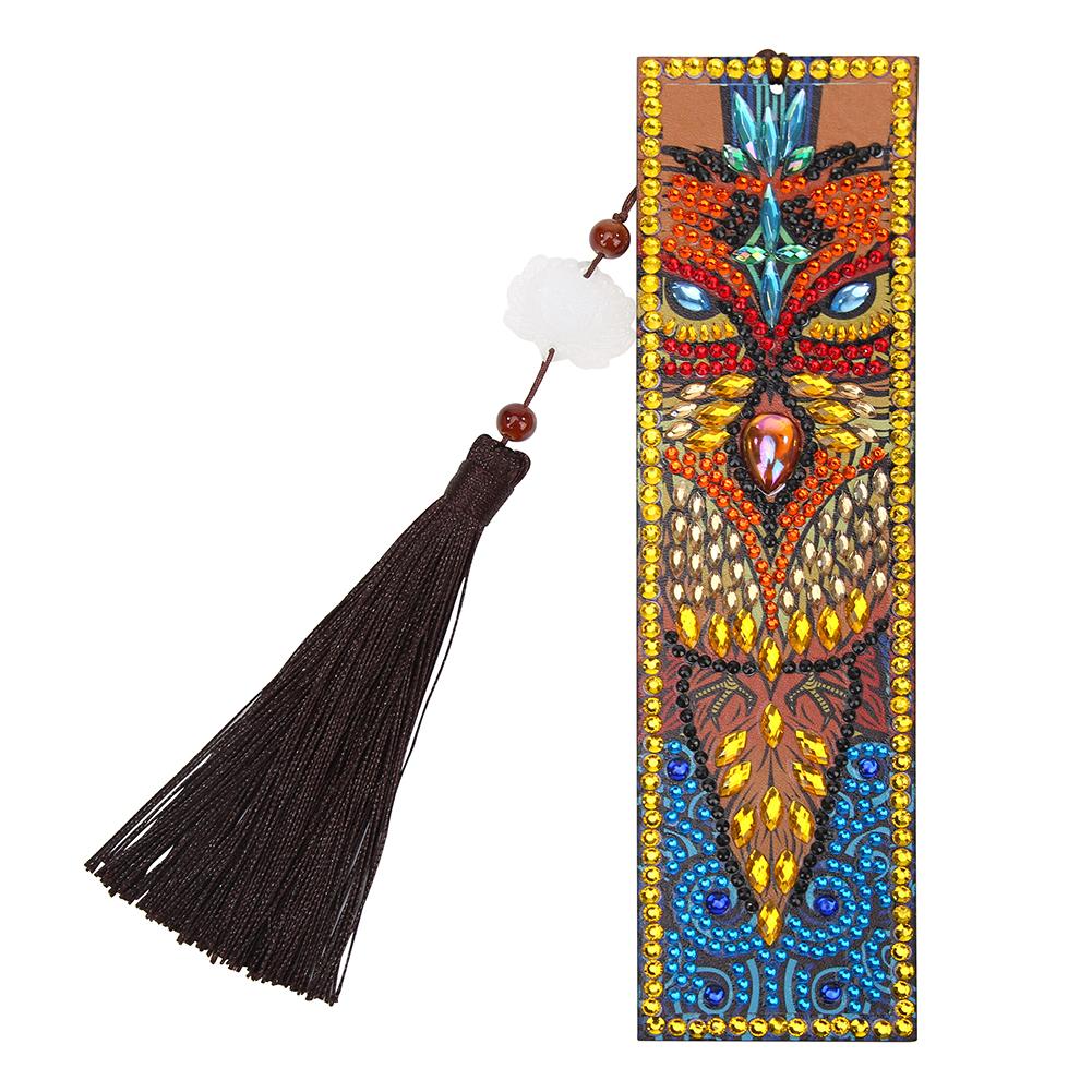 

Owl-DIY Creative Diamond Tassel Bookmark, 501 Original