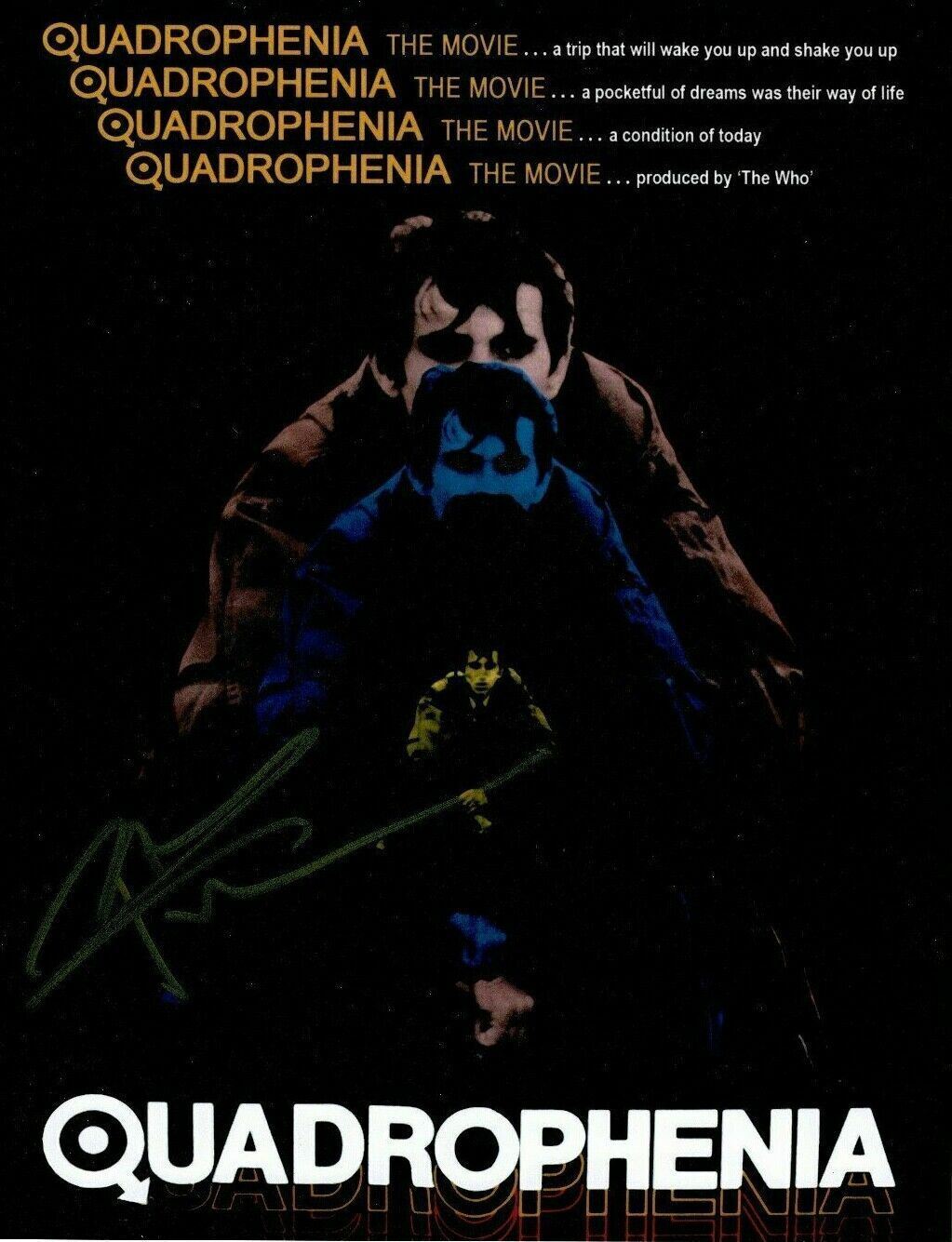 Pete Townshend SIGNED 11X14 Photo Poster painting Quadrophenia Movie Poster AFTAL COA (A)