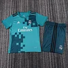 Joyfball 2017-2018 Kids Size Retro Real Madrid Third Away Football Shirt