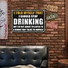 Drinking - Metal Tin Signs(8*12Inch/12*16Inch) - Bar