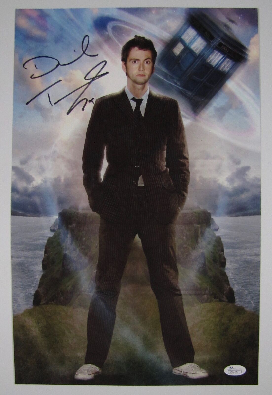 David Tennant Doctor Who JSA 17 x 11 Autograph Signed Photo Poster painting Dr Who