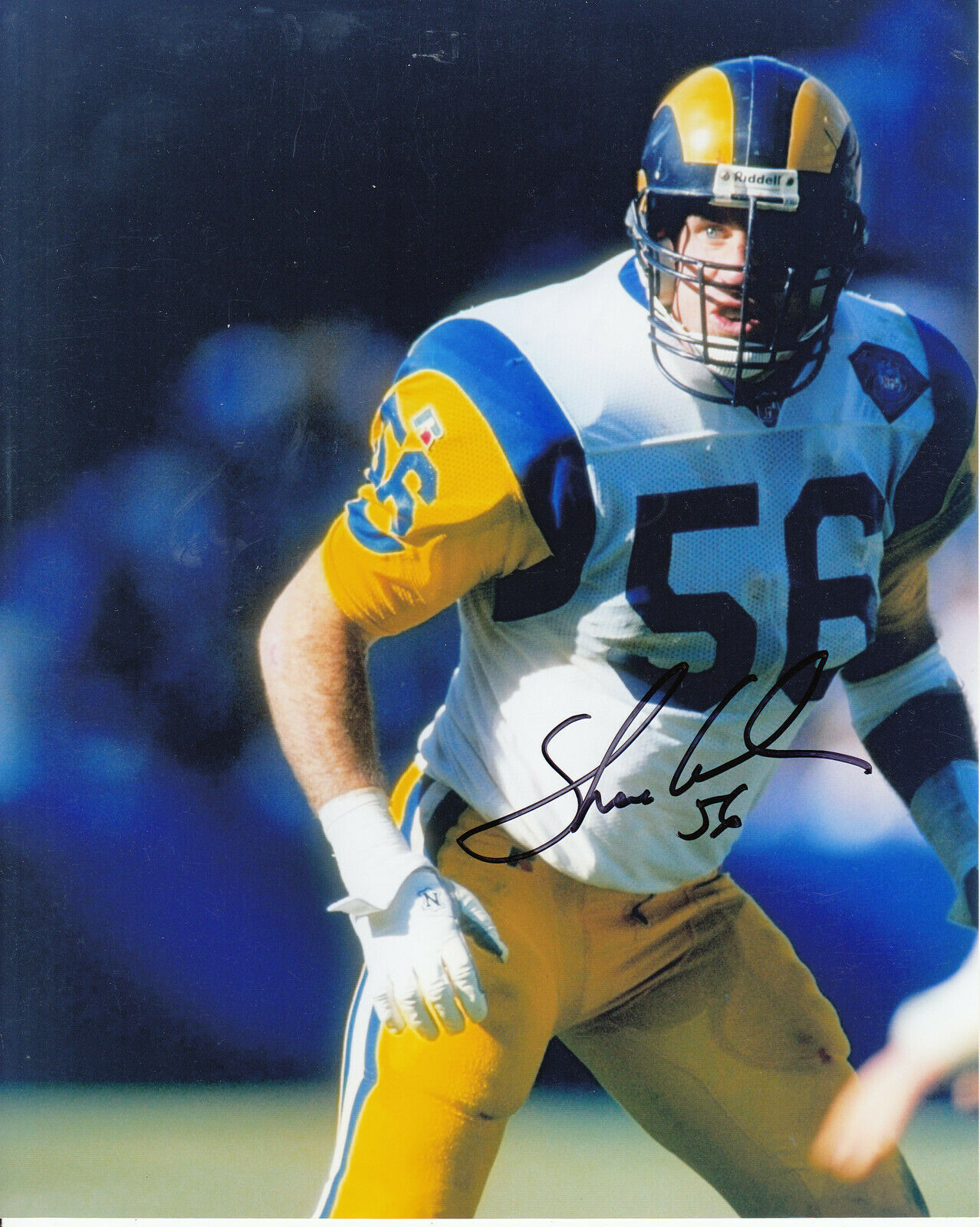 Shane Conlan #1 8x10 Signed w/ COA Los Angeles Rams 033119