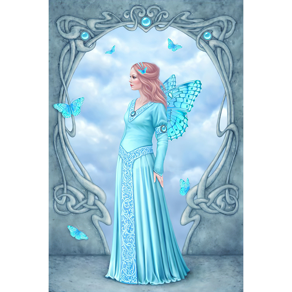 

Butterfly Angel-Round Drill Diamond Painting-35*50CM, 501 Original
