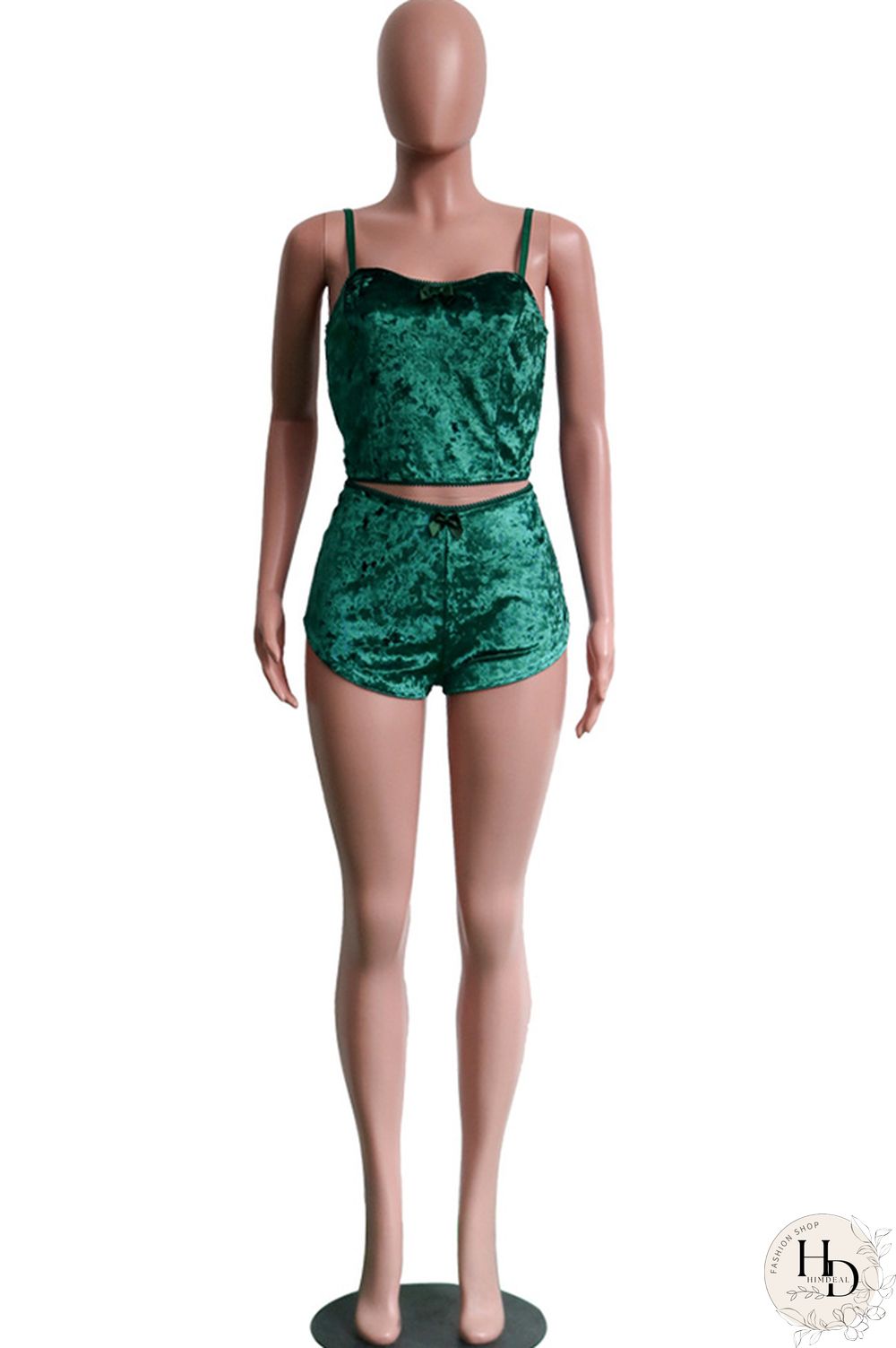 Pink Polyester Sexy Solid Two Piece Suits Straight Sleeveless