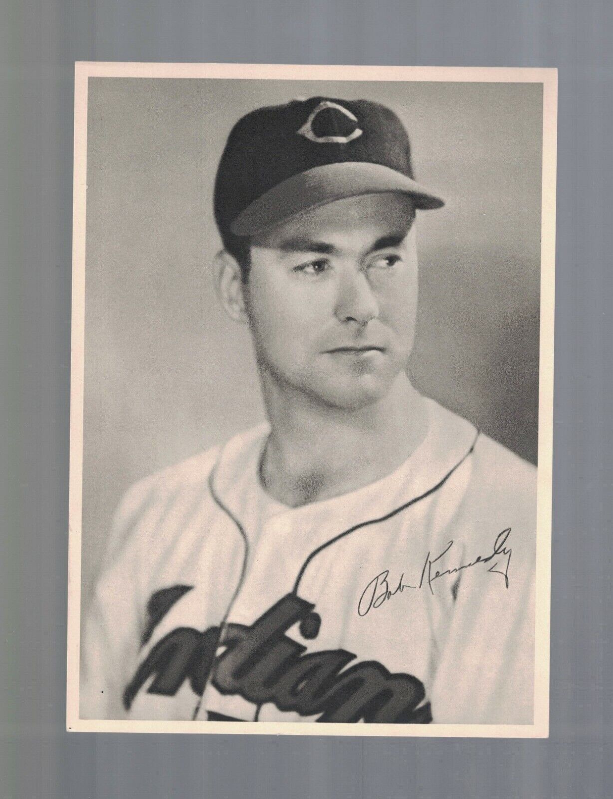 1940's Bob Kennedy Cleveland Indians Picture Pack Baseball Photo Poster painting AO14