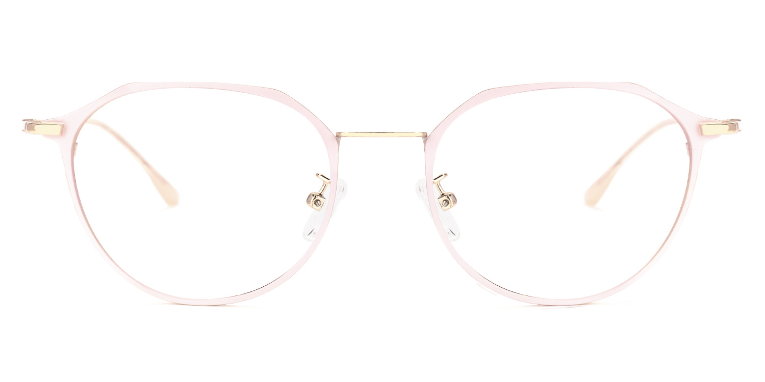 Talbot Rosa Geometrisch Brille  Rosa