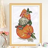 Orange Gnome -  11CT Partial Beaded Cross Stitch Kit(25x35cm)