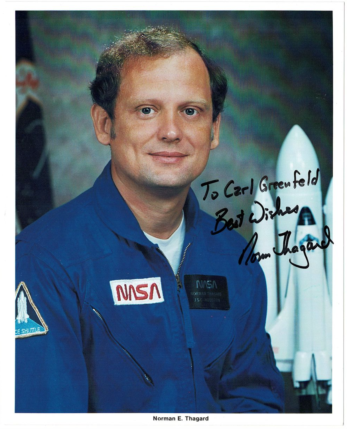 Norman Thagard signed autographed NASA 8x10 Photo Poster painting! RARE! AMCo Authenticated 5854