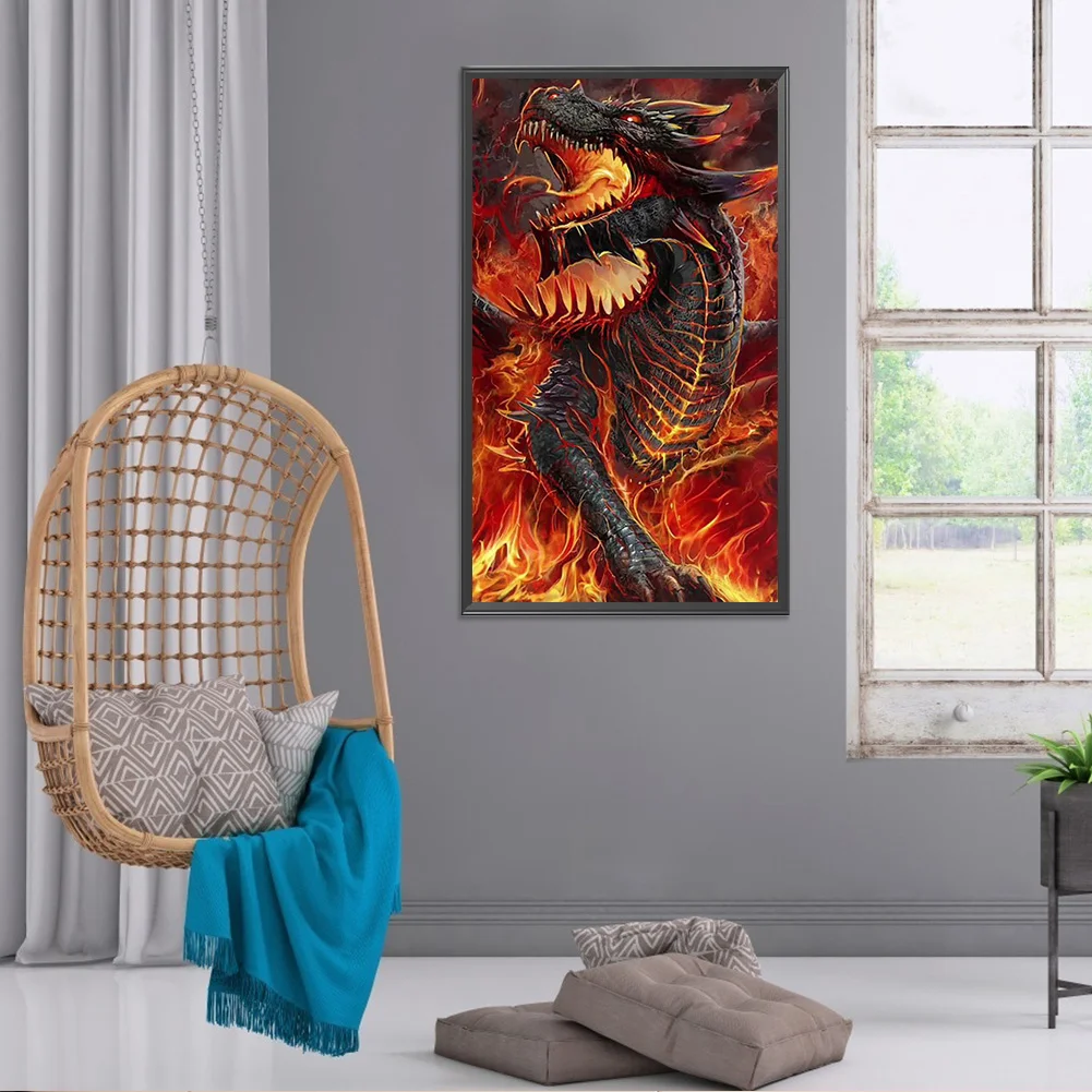 Full Square Diamond Painting 40*70cm - Dragon
