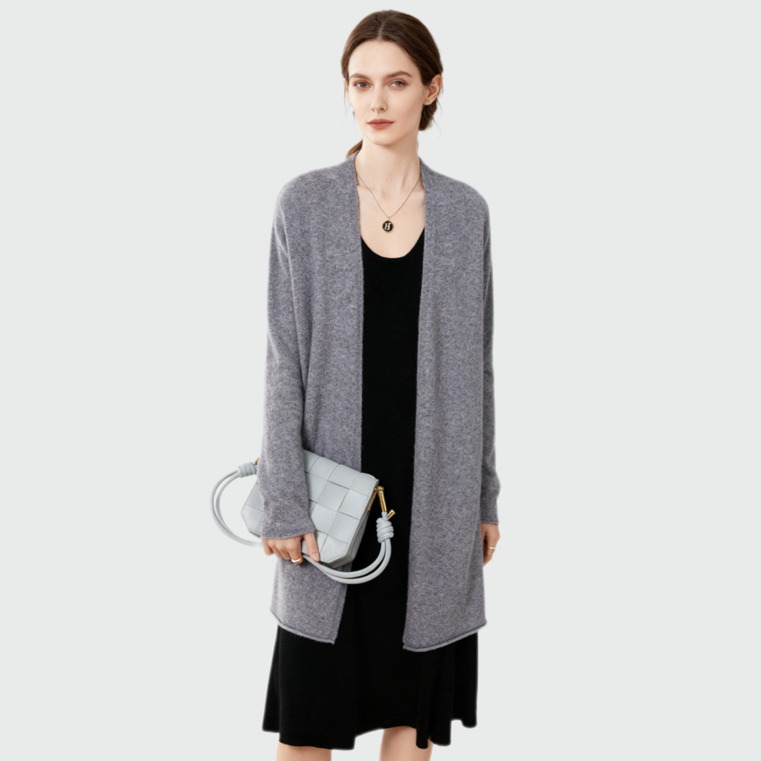 Minimal Chic Women's Cashmere Cardigan REAL SILK LIFE